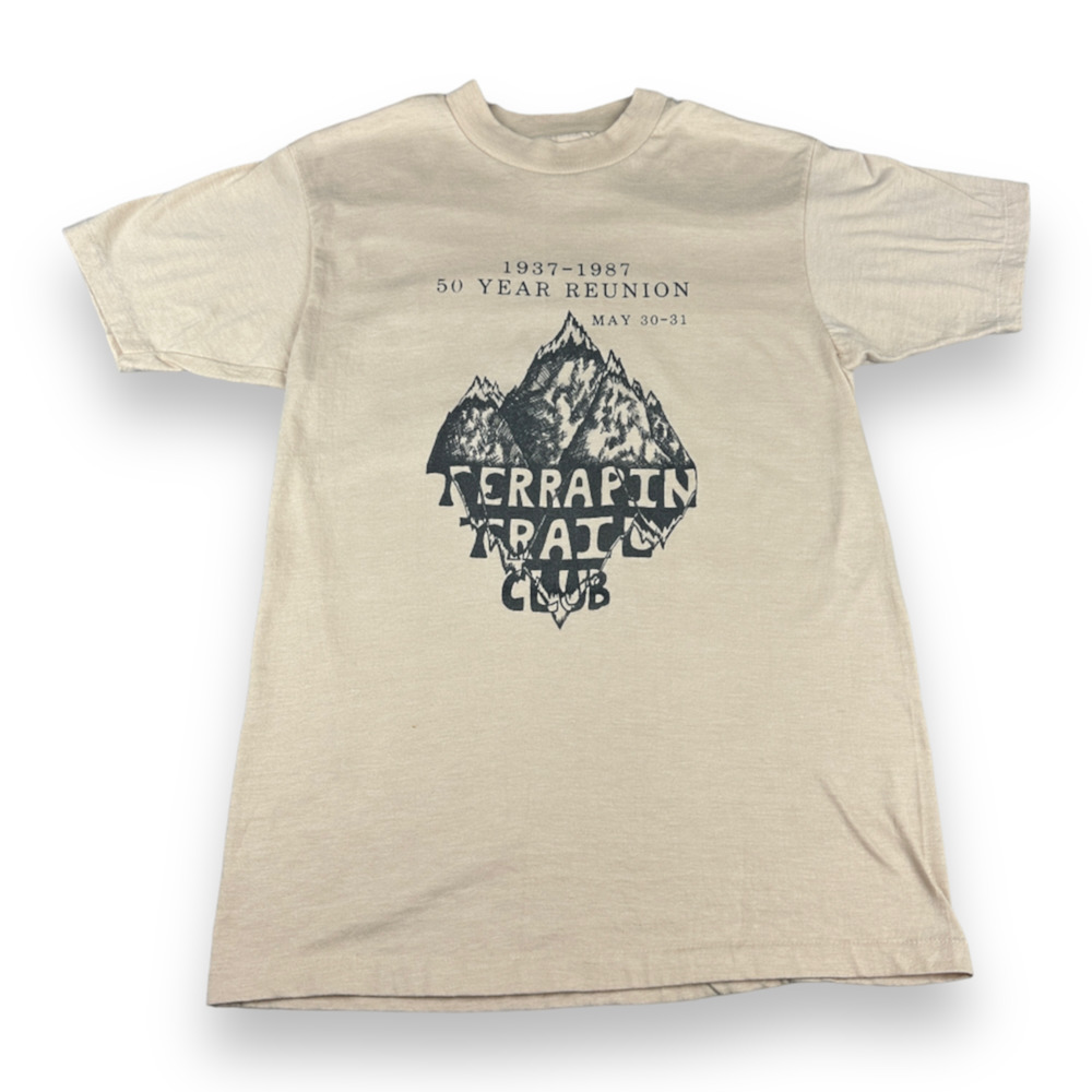 Vintage 80s Terrapin Trail Club 50 Year Reunion T-Shirt University Maryland S
